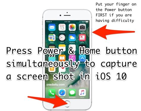 How to take screenshot in ios