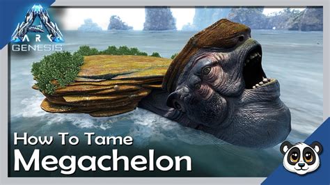 Megachelon. Megachelon in ARK Genesis is arguably the easiest tame in the expansion. All you need to do is to find one and swim behind it while preventing the Megachelon from taking any damage from the nearby Megalodons. There are a few easy ways of doing so, which you can check in our Megachelon Taming guide.. 