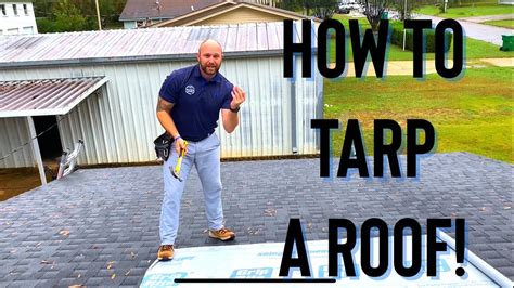 How to tarp a roof. First, it’s likely that in a storm’s wake many other homeowners are lined up for the same service, and you may have to wait your turn. But most importantly, tarping your roof quickly will stop the leak (s) and prevent further damage threatening your home. The safety of your family, though, is the main reason your compromised roof should be ... 