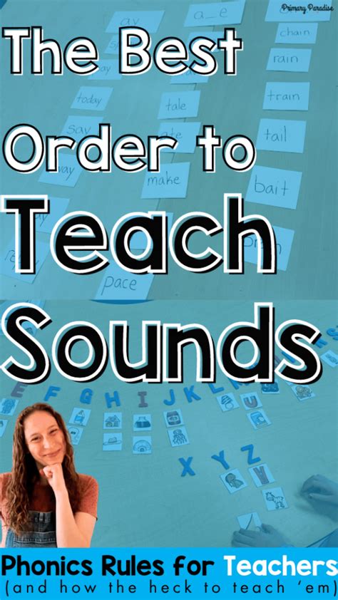 How to teach sounds in english