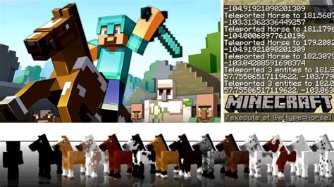 How to teleport a horse in minecraft