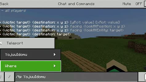 How to teleport in minecraft bedrock