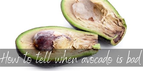 How to tell avocado is bad