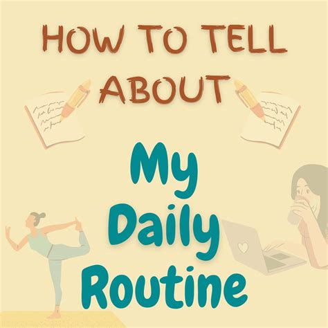 How to tell daily routine in english