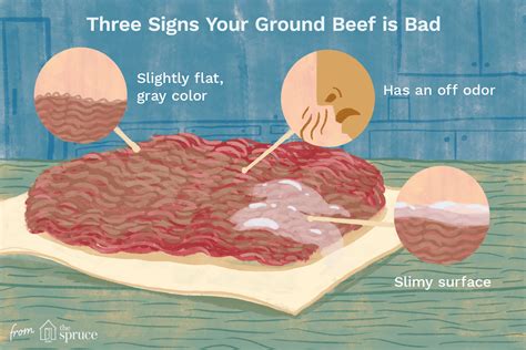 How to tell ground beef is bad