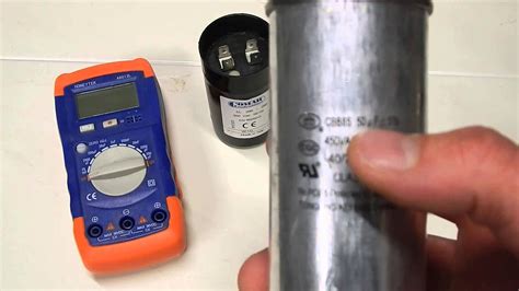 How to test a run and start capacitor YouTube