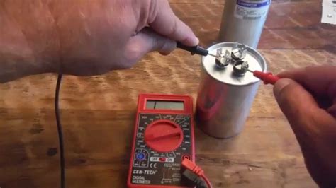 How to test ac capacitor. My multimeter→ http://amzn.to/2dz9iQKThis is the capacitor I show in the video. Check specs before you buy→ http://amzn.to/2dD6q4SIt’s a Titan TRCFD6075, Dua... 