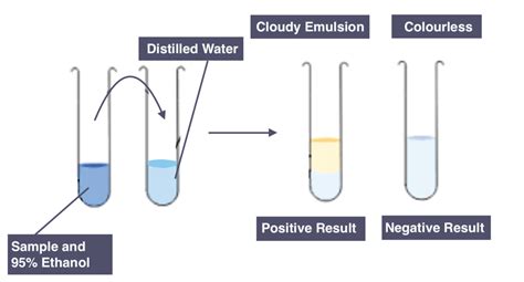 How to test for ethanol in a solution.  This page describes an experiment...