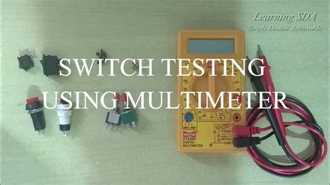 How to test switch using multimeter switch testing using multimeter
