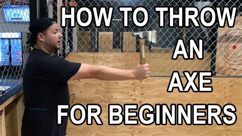 How to throw an axe. Stand facing toward the target. Bring your dominant foot (the one on the same side as your dominant hand) backward. When you start to throw, you’ll move your weight over this foot as you bring the axe back then step forward with this foot as you swing the axe forward, completing the step right as you release the axe. 