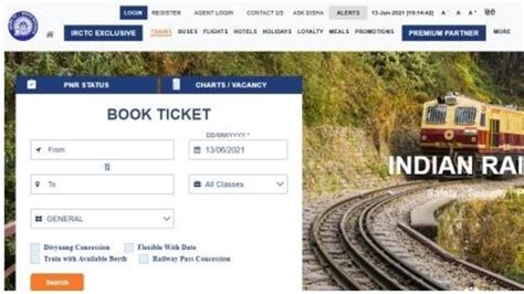 How to ticket booking in railway