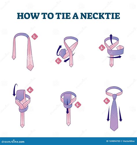 How to tie a tie in steps