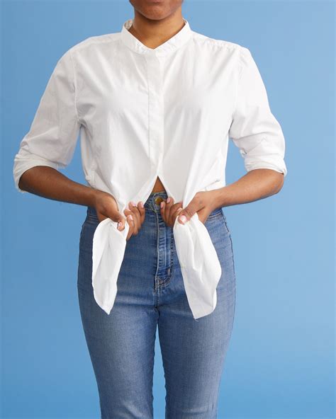 How to tie shirt in a knot