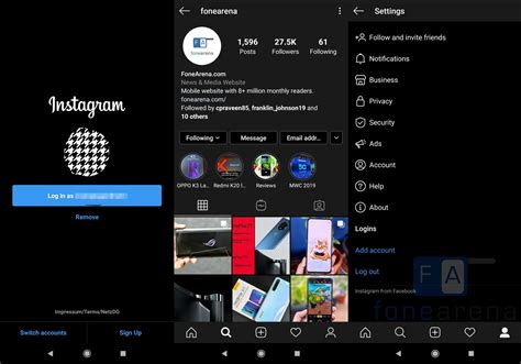 How to toggle dark mode on Instagram on Android devices.