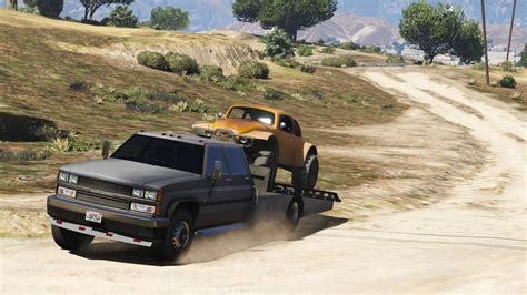 To add a tow truck service in GTA 5, mod the game and add the necessary files to enable third-party functionality that lets you tow away vehicles in-game. With the Towing Service 2.2 by Eddlm/mkeezay30 from the gta5-mods website, you can call a tow truck, which will then tow away the nearest vehicle at your current location. Bring up the cheats console …. 