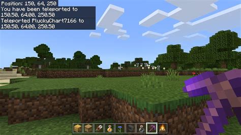 How to tp in minecraft