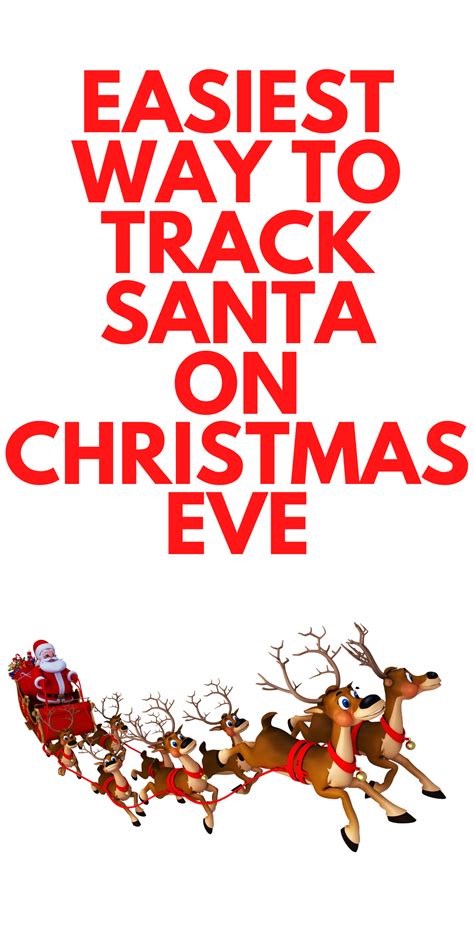 How to track Santa on Christmas Eve