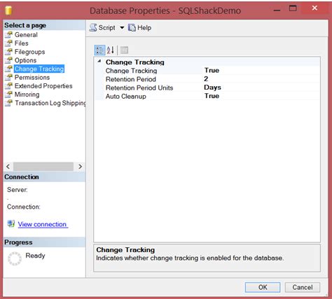 How to track changes in SQL Server