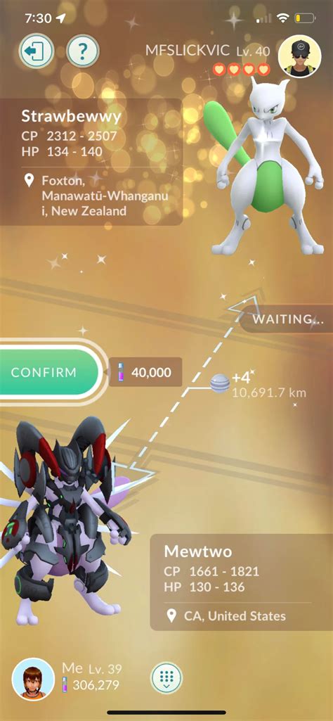How to trade mewtwo in pokemon go