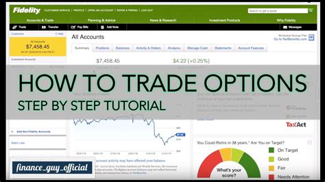 This is an example of how to trade options on Fidelity. This will walk you through a real transaction on the platform. The example will be selling a put op.... 