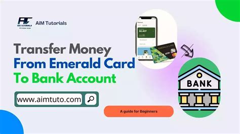 Not true! You can transfer money from an Emerald card to a linked bank account. The bank account must be linked to the Emerald Card at the time of application. Moreover, it should be an active checking account. If this is your first time doing this, here's a quick guide on completing the process without any hassle.. 