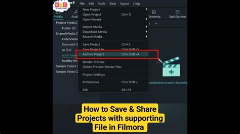 How to transfer filmora project to another computer.  For example, if you send ...