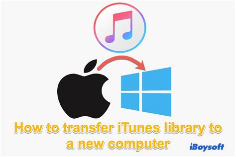 How to transfer itunes library to new computer without external hard drive.  Go t...