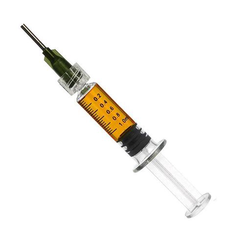 The glass syringe 1ML, which is widely used for cannabis oil such as THC, CBD oil, wax, or live resin, has an anti-septic properties. Vapor syringes, as well as vape accessories, are always available in stores. A Luer lock or lure slip head ensures that the concentrates inside the glass syringe are fresh as soon as they are injected..