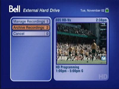 How to transfer recordings from telus pvr to usb.  Viewing a recorded program does no...
