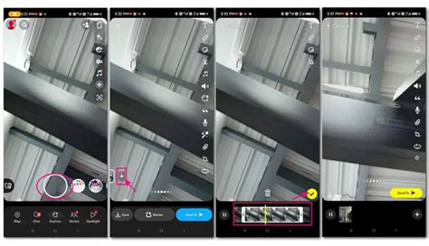 How to trim videos in snapchat