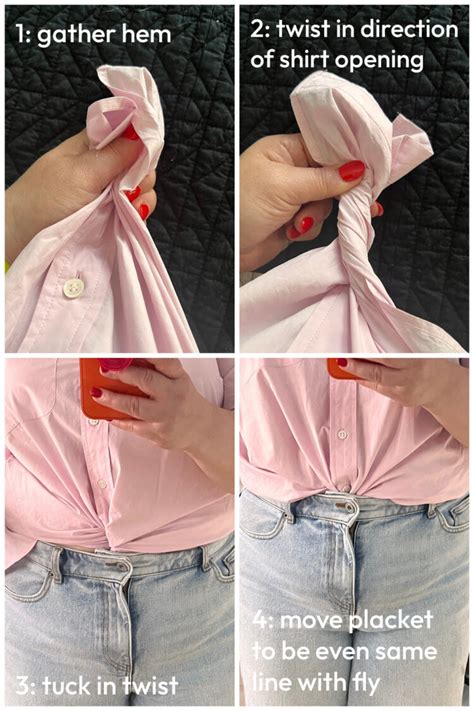 How to tuck in back of shirt