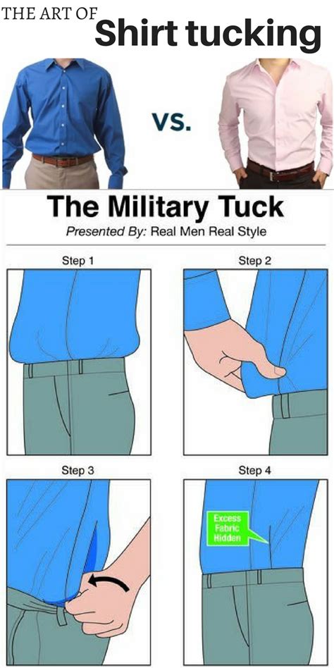 How to tuck in shirt men