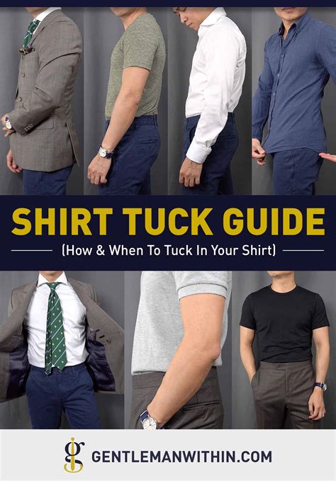 How to tuck shirt in pants