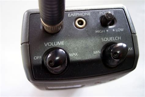  Step 1. Power your device before tuning by first confirming the microphone is properly connected to your Cobra. The microphone should be firmly seated on the jack located at the bottom left side of the device. Turn the "On/Off Volume/Squelch" knob clockwise. You will hear a click, signaling that the device is receiving power. . 