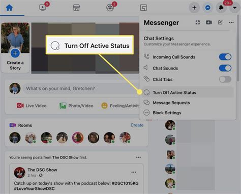 How to turn chat off in messenger