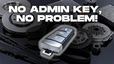 Turning off Ford MyKey requires an Admin key. What if you only have one key and it has MyKey enabled? We have the solution at TomsKey.com so you can get a n.... 