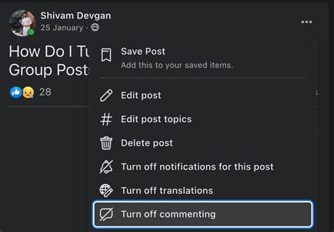 How to turn off "comments" that show changes made to …