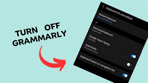 How to turn off Grammarly YouTube