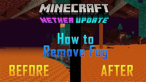How to turn off fog in Minecraft without OptiFine