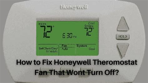 How to turn off honeywell thermostat fan. Press the FAN Button to cycle to the next available fan mode. Cycle through the modes until the required Fan mode is displayed and leave it to activate. Fan modes include: Auto: Fan runs only when the heating or cooling system is on. On: Fan is always on. Circ: Fan runs randomly about 33% of the time. 
