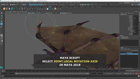 How to turn off local rotation axis in maya.  Click Select by Component Type in the Status line...