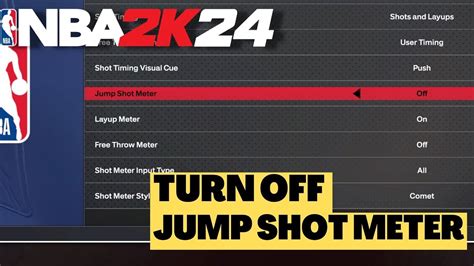 How to turn off shot meter 2k24. In this NBA 2K24 how to change shot meter video I show you how to change this in standard and MyCAREER mode.You can change shot meter in controller settings.... 