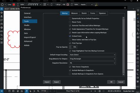 How to turn on and off the background with Bluebeam Revu