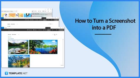 How to turn screenshot into pdf. Click the “Choose Image Files” button and select your image file. Click on the “Convert” button to start the conversion. When the status change to “Done”, click the "Download PDF" button. Convert Any Image to PDF. This tool supports converting many types of images to PDF. 