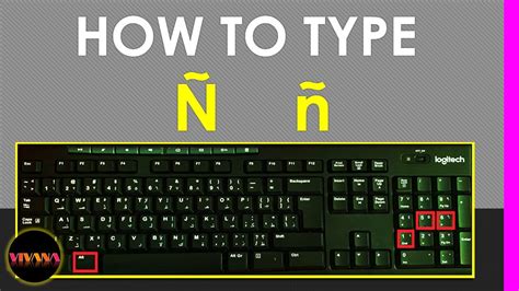 How to type enye in laptop keyboard