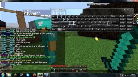 How to type in minecraft pc