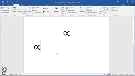 How to type proportional to symbol in Word YouTube
