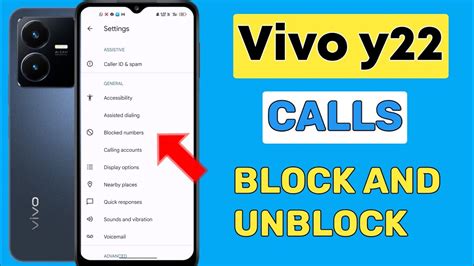 How to unblock a number in vivo
