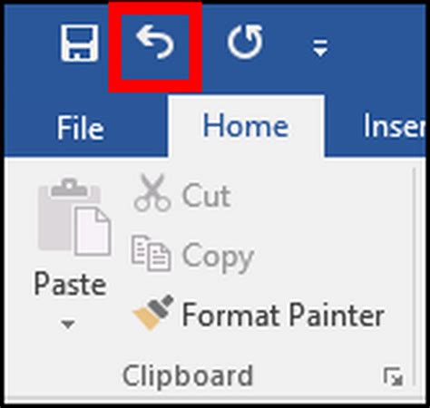 How to undo a save in word
