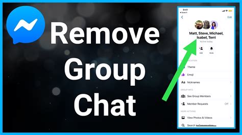 How to unhide group chat in messenger